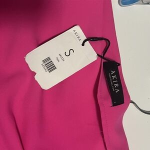 AKIRA Pink Mini Skirt